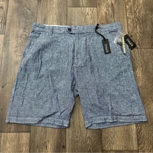 Buffalo David Bitton Linen Blend Shorts Men’s Size 38 Blue